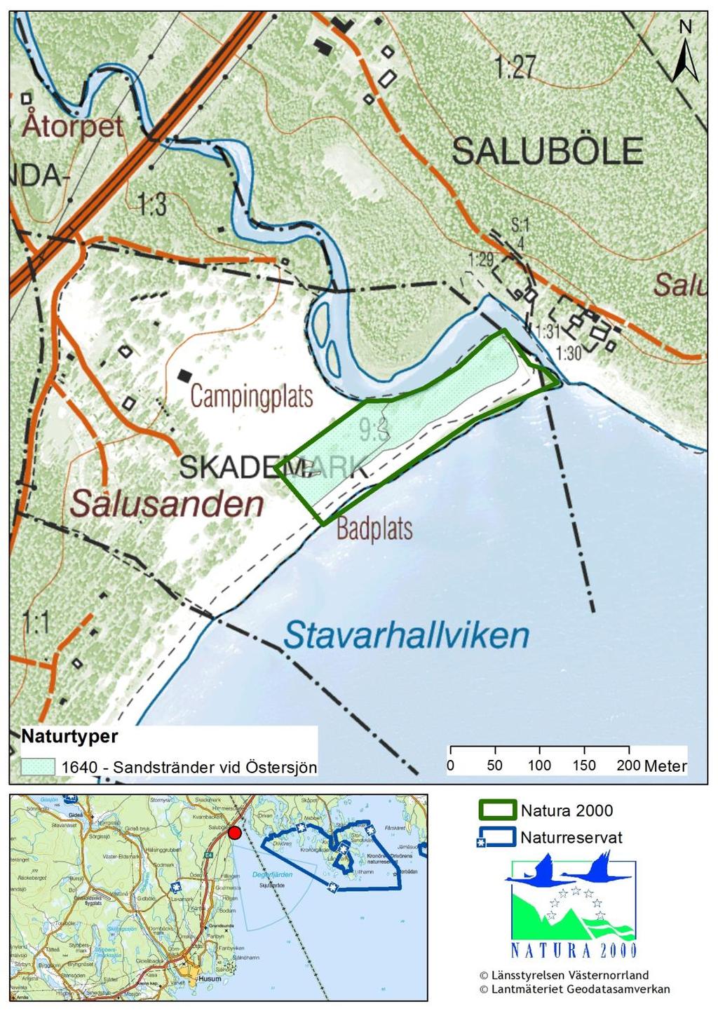 9 11. Kartor Kartorna nedan visar de ingående naturtypernas utbredning samt en översikt av området.