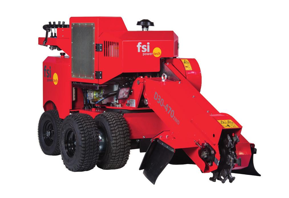 D30 Maskinens bredd 800 mm 380 mm Max.: 52 mm D30 800/1350 mm D30 TRACK 800/1050 mm 1350 mm 22 kw/30 hk Kubota Diesel Tankvolym 35 l ung.