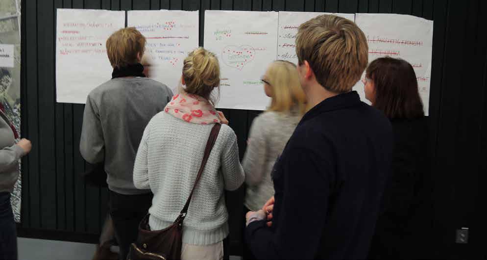 16 Pass 3 Här nedan följer huvudrubrikerna som grupperna diskuterade fram.