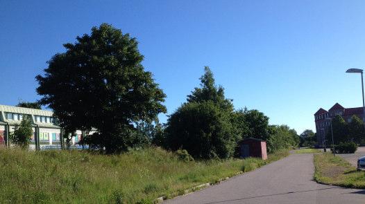 Även Flygaregatan är en återvändsgata för biltrafik. Endast busstrafiken kan ta sig vidare in mot centrum via en tunnel under Timmermansleden.