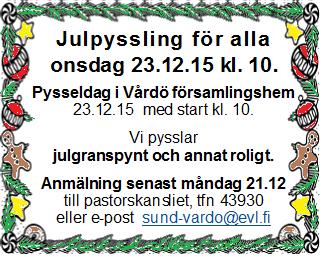 sjogren@hotmail.com. Tack på förhand! Med vänlig hälsning Fanny Sjögren, ordf.