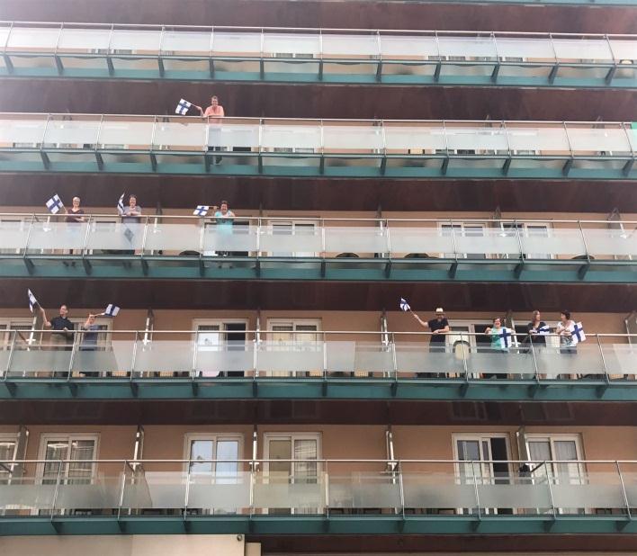 Vi bodde på hotell Kaktus Playa där den vänliga personalen såg till att