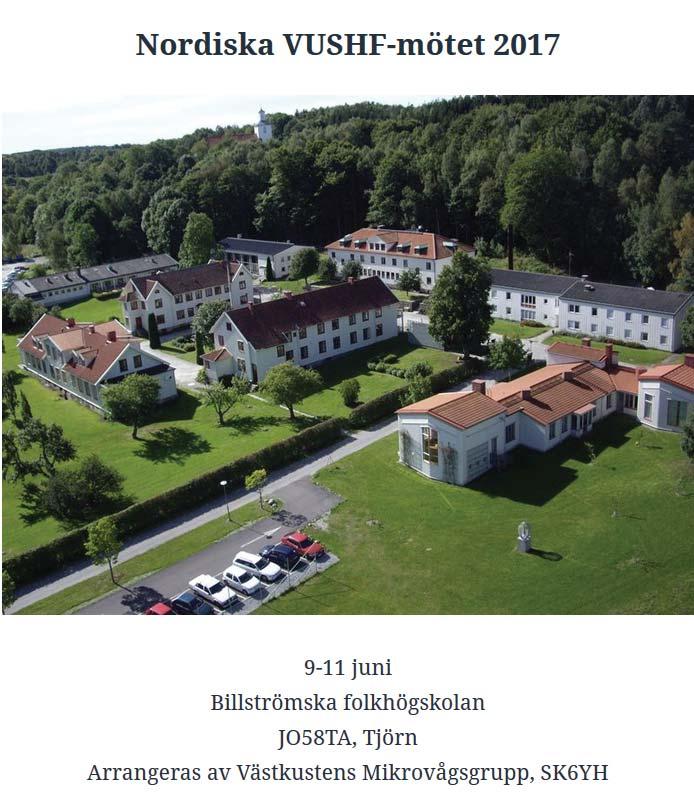 Kommande händelser Information finns här http://www.vushf2017.sk6yh.se/ Efterlysning - Köpes Mitt antennprojekt behöver delar, jag beräknar att det skall vara klart under vårkanten i år (2017).