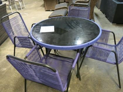 00 kr exkl moms Retro grupp i lila, glasbord