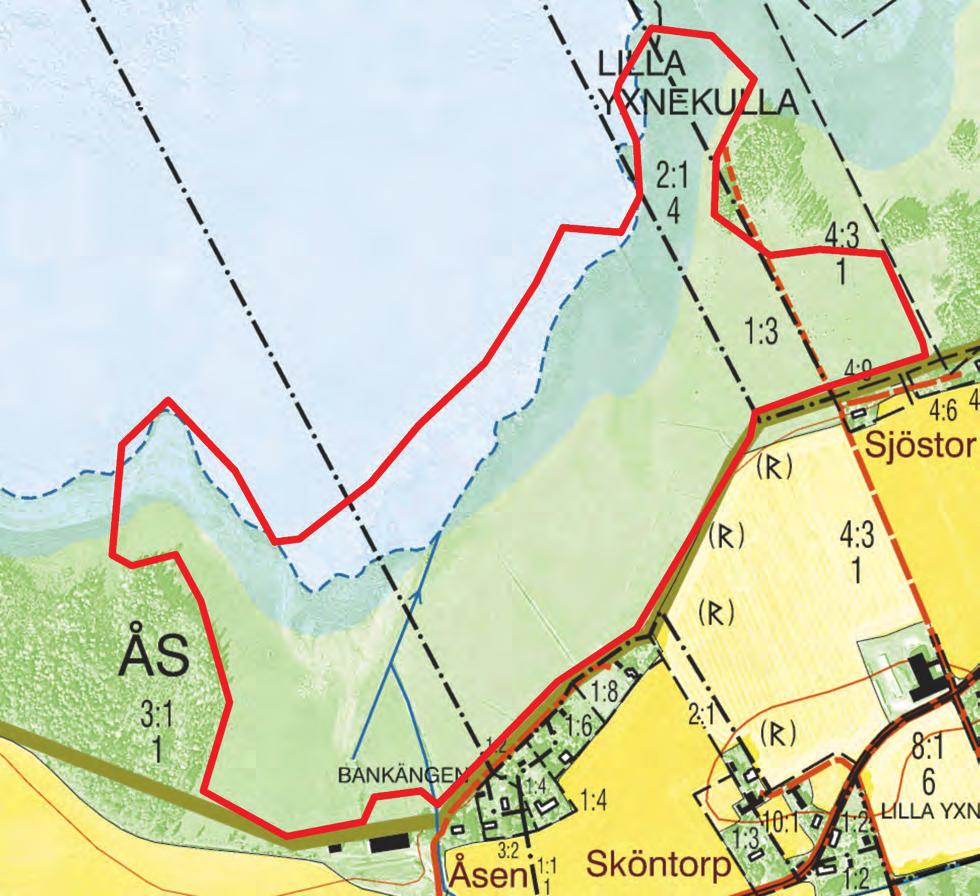 Bankängen 23 ha Ängen är fortfarande i väl hävdat skick även om betestrycket minskat under senare år. Antalet häckande och rastande fåglar har också minskat något.