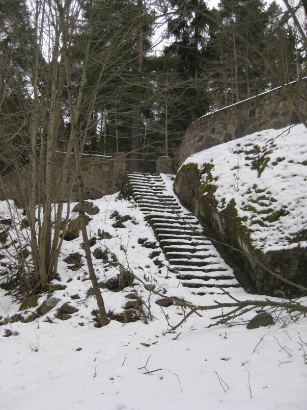 sommarstugeterrasser vid Vårgård.