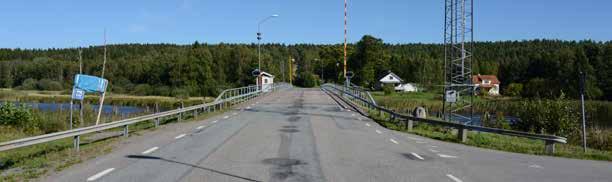 För trafikanterna som ska passera bron syns inget av själva bärverket.