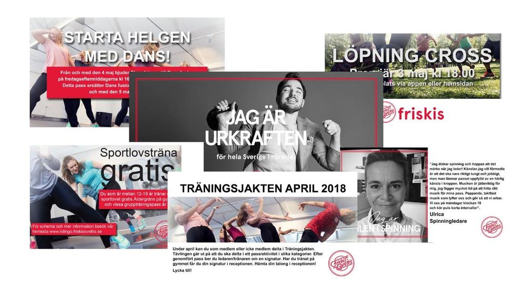 Marknad/kommunikation Sociala medier Facebook -vid tertialens slut har vi 1185 gillare. Under perioden toppar inlägget med Annie som nybliven Cirkelgym-ledare.