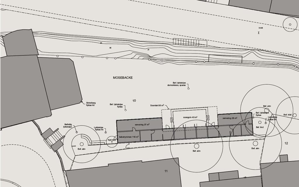 Sida 15 (24) Illustration. Situationsplan för föreslagen ny bebyggelse.