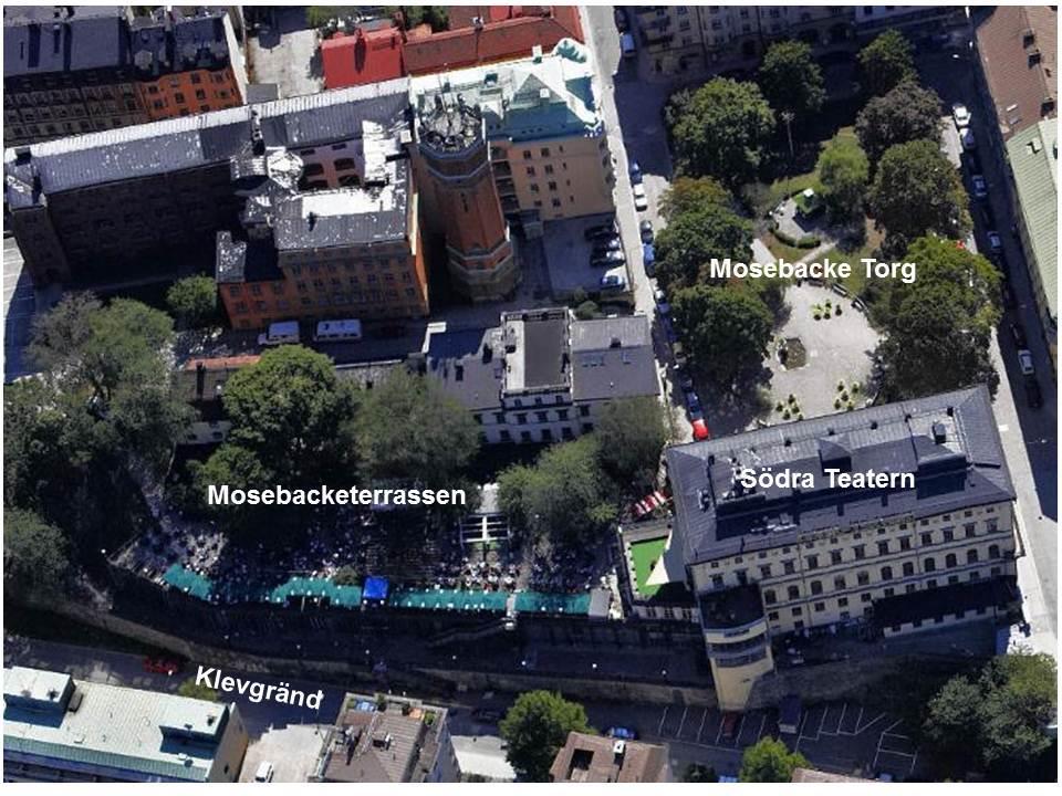 Sida 5 (24) Snedbild över Mosebacketerrassen och Södra teatern.