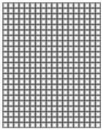 orienteringspiktogram E/0857/001 Vit reflekterande tape 25 x 35 mm
