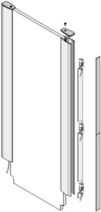 aluminiumsektion för sensor (mellanenhet) 9 m med aluminiumsektion