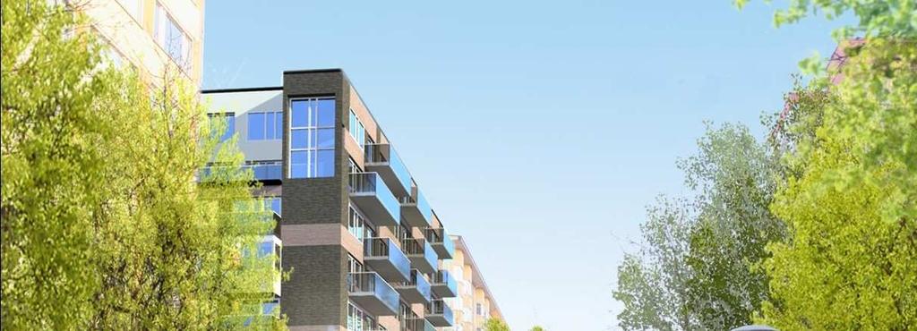 SID 13 (18) Perspektiv söderut över det nya stadskvarteret vid trappan norr omtideliusgatan. Längre bort skymtar Katarinagården och till vänster syns kv Ögonmåttet.