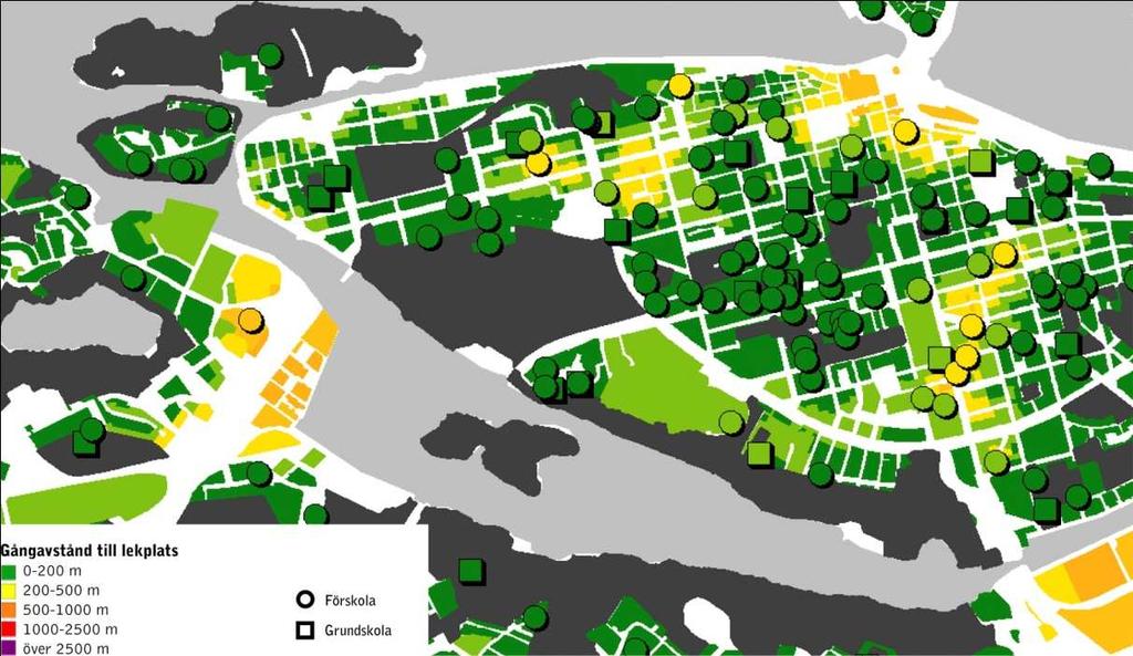 SID 16 (18) Parkplanen för Södermalm redovisar att Rosenlundsparken utgör en del av en viktig spridningskorridor.