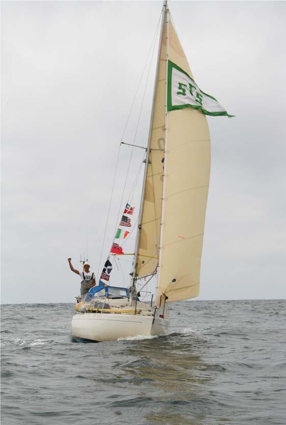 PROGRAMKOMMITTÉN DEN UNGE DEN GAMLE OCH HAVET Segling över Atlanten - Tur och retur med en Vega Den unge Thomas Grahn fick med sig Sven Yrvind på en segling över Atlanten