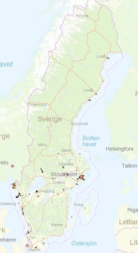Skyddade områden med förekomster Jättebalsamin Jätteloka Prioritera utrotning i skyddade områden?
