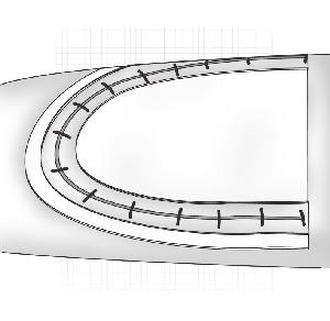 APPLICERING AV LAMBÅFÖRBAND MED V.A.C. THERAPY Fig. 1 Fig. 2 Fig. 3 Fig. 4 semiocklusiv barriär icke vidhäftande V.A.C. WhiteFoam-avledning V.A.C. GranuFoam 1.