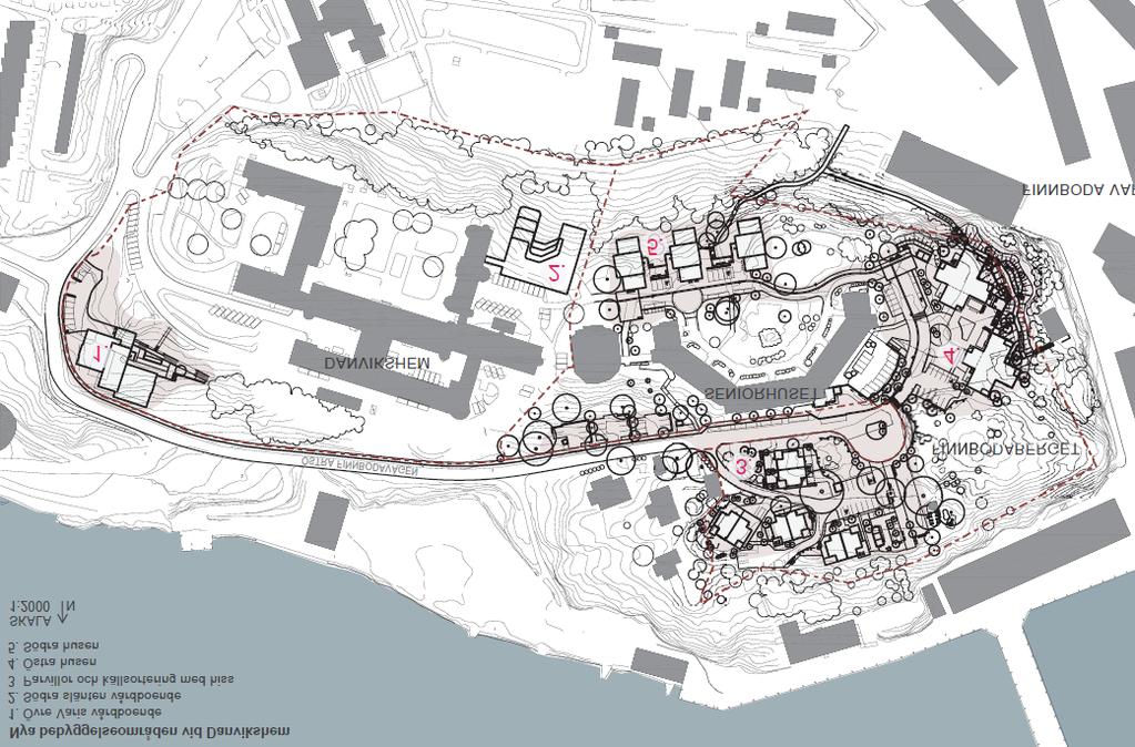 Sammanfattning Förslag till detaljplan för Danvikshem innebär att området kan kompletteras med ca 100 nya lägenheter i bostäder för åldersgruppen 55+, 8 lägenheter i