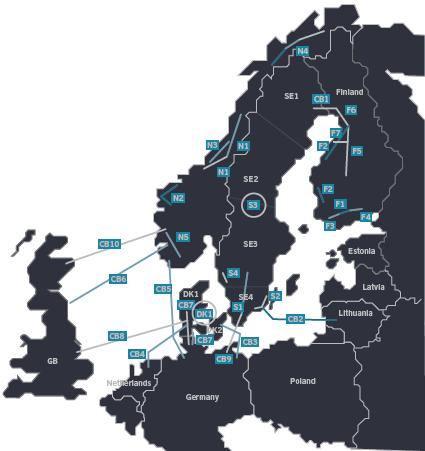 Nordic Grid Development Plan 2017 8 Pågående och planerade projekt De nordiska TSO:erna bygger för framtiden.