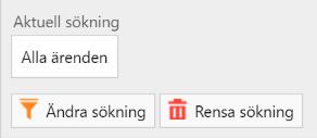 Vilka ärenden du kan se i översikten beror på vilka rättigheter du har i DF RESPONS.