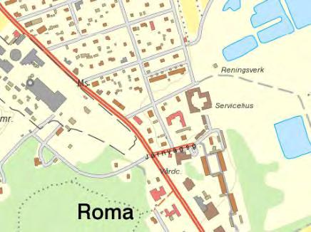 Aktuell ansökan Lokalisering, plan- och ägoförhållanden Roma Kloster 1:37 - ägs idag av Hemsö Häggen Kommanditbolag - Omfattas av detaljplan fastställd 2015-01-07 - Planlagt som kvartersmark Brunn 5