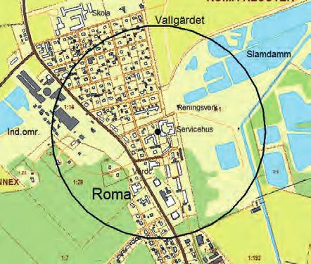 På gång i Region Gotland Teoretiskt influensområde på 500 meter.