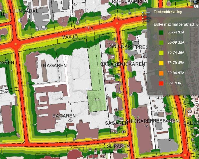 riktvärdena kontrolleras i samband med bygglov.