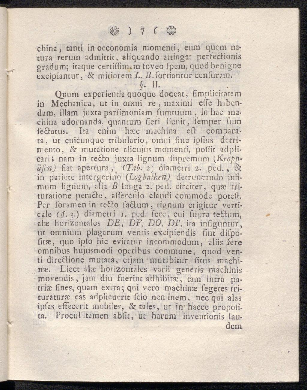 ) ι V «ftp ' china, tanti in oeconomia momenti, eum quem na tura rerum sdmittic, aliquando attingat perfe Honis gradum; itaque certiffimara ioveo ipem, quod benigne excipiantur, & mitiorem L.