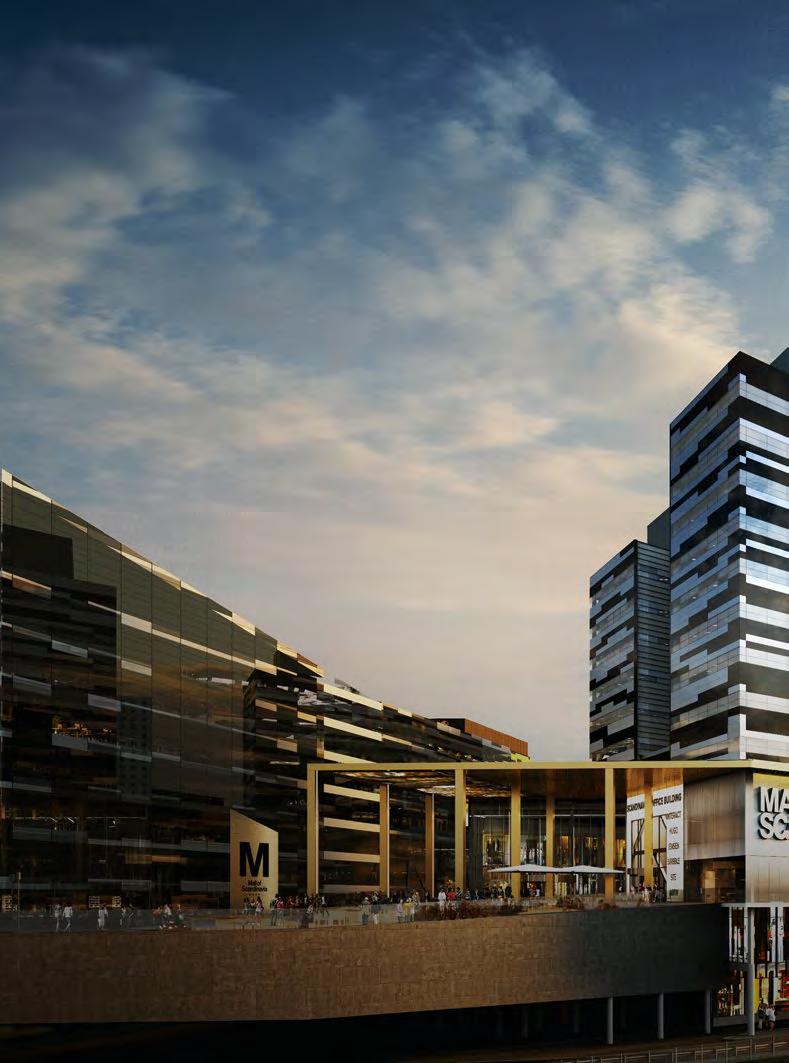 ARENASTADEN 6 pusselbitar skapar framtidens stadsdel Kontor I området kommer det att finnas