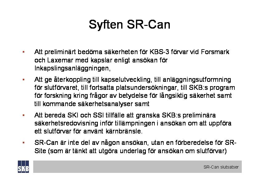 Allan Hedin, SKB Bilaga 1 Protokoll MKB-forum i Oskarshamn