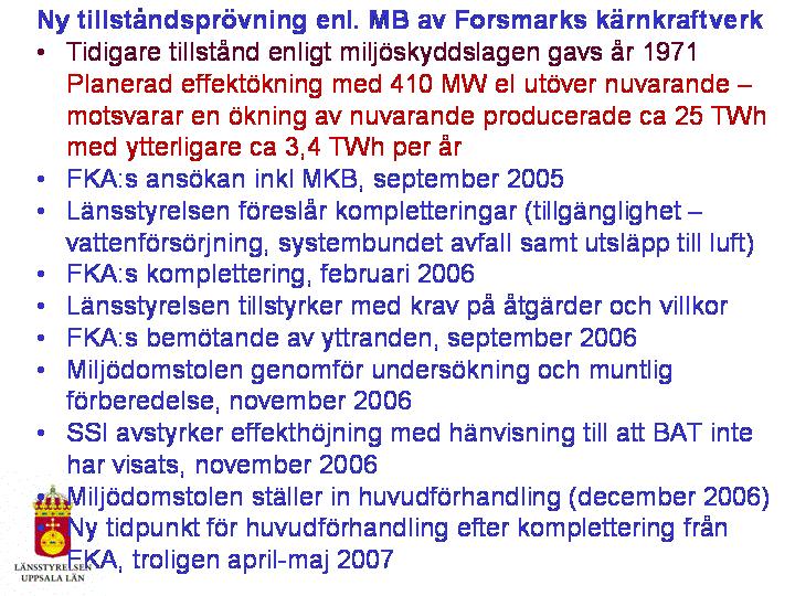 Mats Lindman, Länsstyrelsen i Uppsala län Bilaga 6C Protokoll MKB-forum