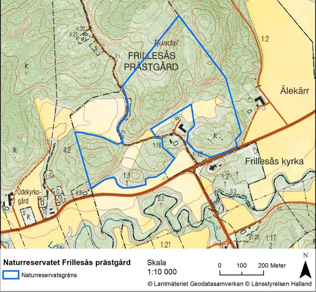 FÖRSLAG TILL BESLUT 1 (10) 2017-05-30 Dnr 511-2308-17 Bildande av naturreservatet Frillesås prästgård i Kungsbacka kommun Beslut Länsstyrelsen i Hallands län beslutar med stöd av 7 kap.