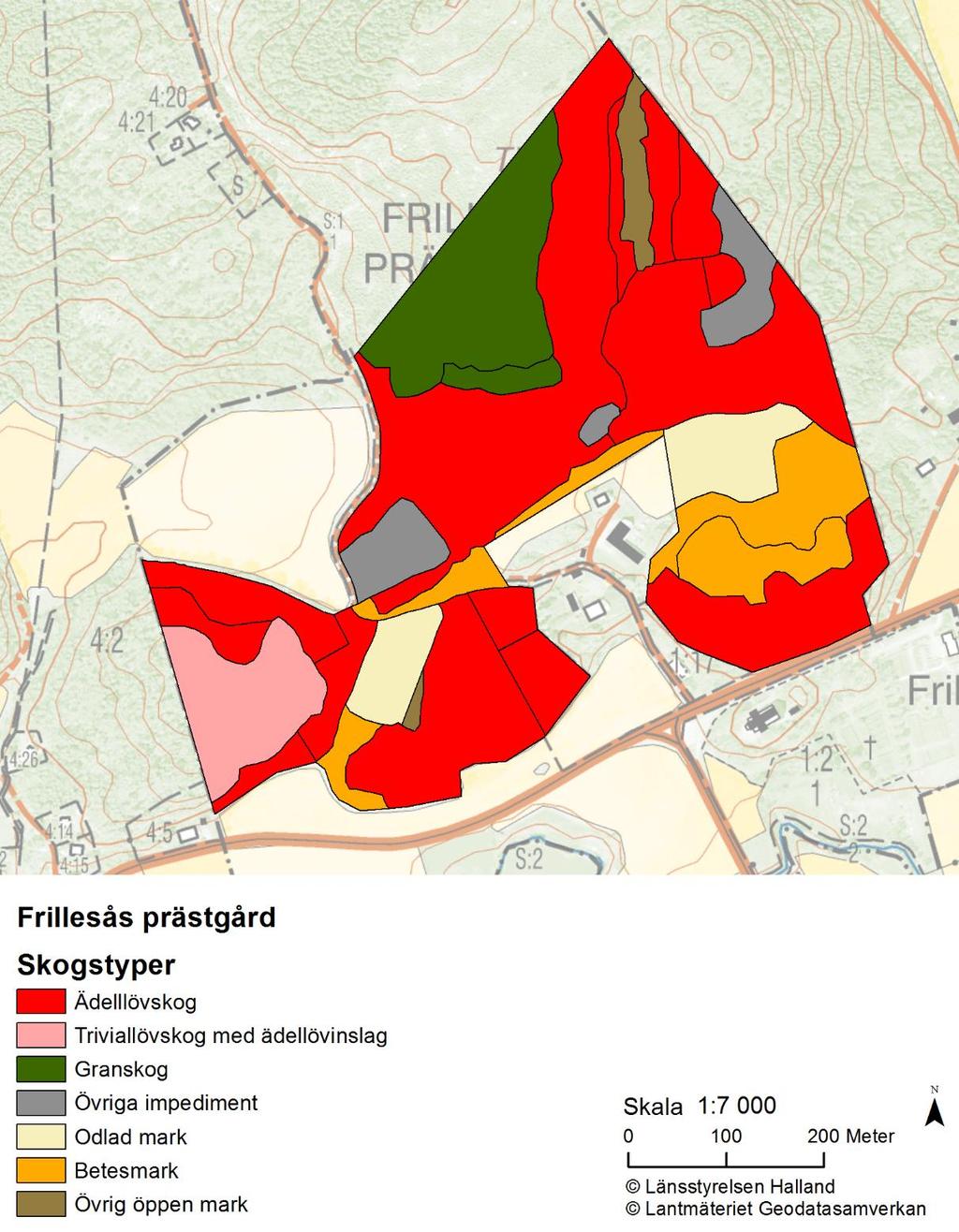 BILAGA 2 4 (7) 2017-05-30 Dnr 511-2308-17 2D Skogstypskarta Postadress Besöksadress