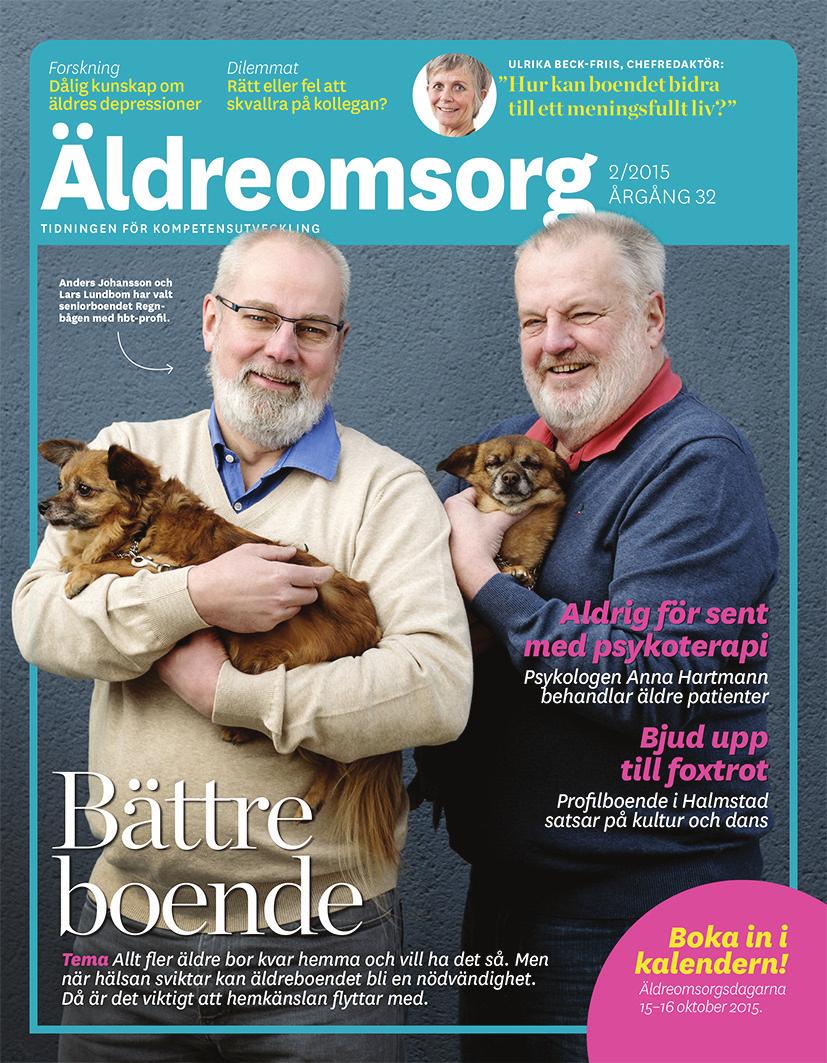 Foto Pressbild Tidningen Äldreomsorg och tidningen Handledarskap i äldreomsorgen ges ut av Gothia Fortbildning AB som även ger ut Grundskoletidningen och Handledarskap i grundskolan samt