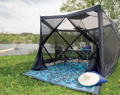 stunder med husbilen. Mått: 390 x 250 x 250-265 cm. Vi kan Camping!