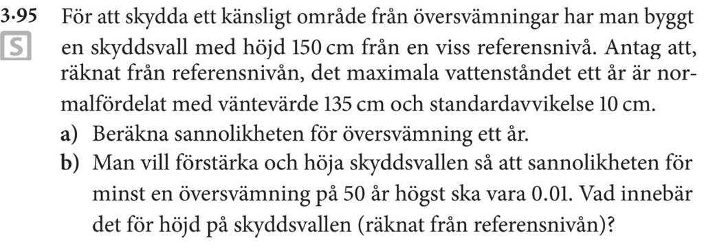 Exempel ur övningsboken; =135;