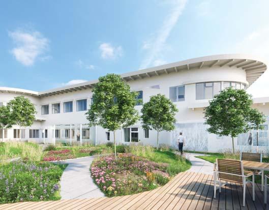 gångstråk hårdgjord kantzon 2. UTVÄNDIG GESTALTNING 2.4 UTEMILJÖ Innergårdar Innergårdar ger trivsam och funktionell plats för insynsskyddad utevistelse.