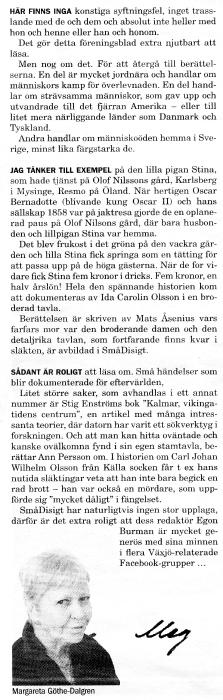 Som redaktör sedan flera år tillbaka så suger jag åt mig det mesta av berömmet.