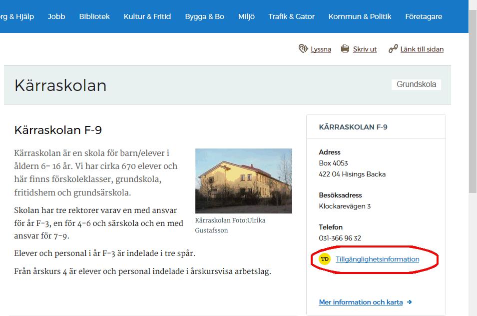 Se exempel nedan: Kretslopp och vatten har i stort sett inventerat alla sina anläggningar och länkat resultatet till goteborg.se. Stadsdelsförvaltningarna Centrum och Västra Hisingen har länkat så gott som alla resultat och har endast någon månad kvar i det pågående arbetet.