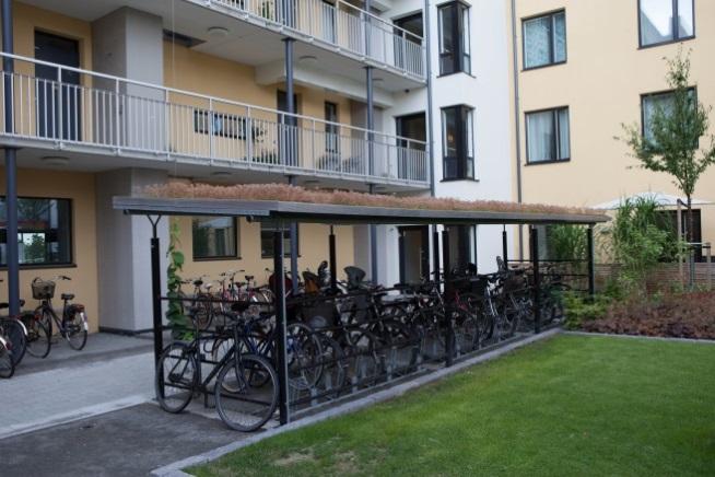 Marknadsföring av mobilitetslösningar vid försäljning Intelligenta leveransskåp CYKEL INGÅR Cykel (även el cykel) ingår vid köp av bostad alternativt att inköp av cykel subventioneras.