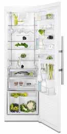 med lägre temperatur som är designad för att hålla råvaror som kött och fisk fräscha längre, LEDbelysning, Kontrollpanel LCD-Touch på dörr, Höjd 1850 mm Frysskåp, A++, 243 liter, Vit, FrostFree