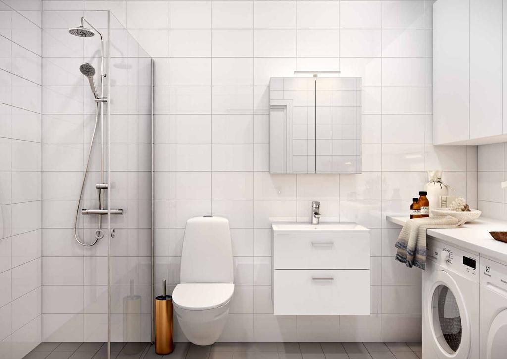 BADRUM Från ett funktionellt utrymme för personlig hygien och tvätt till en skönt avslappnad miljö för återhämtning och egen tid. Badrummet har gjort en tidsresa som heter duga.