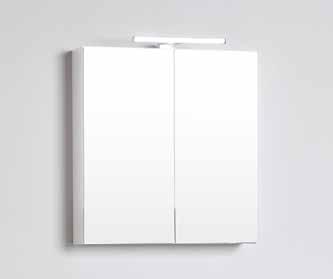 (BxHxD): 600x640x150 mm Ekfanér Pris: 900:- Pris: 2800:- WC/DUSCH OCH WC SPEGELSKÅP BAS 400 Två glashyllor, Spegel även inuti skåp,