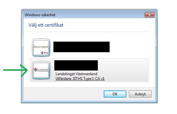 LOGGA IN PÅ ADMINWEBBEN OBS! Innan du försöker nå adminwebben måste du sätta in ditt SITHS-kort i datorns kortläsare!
