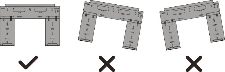 1.5 installation av inomhusenheten INVEST LIVING MSA Se följande bild för att säkerställa korrekt avstånd från väggar och tak.
