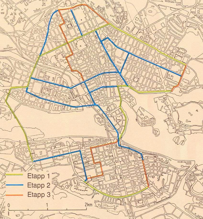 Konkurrensen om det begränsade gatuutrymmet i innerstaden gör det nödvändigt att på många gator prioritera kollektivtrafiken framför annan trafik genom speciella åtgärder.