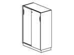 EFG STORAGE EFG Storage Skåp med sidogående dörrar Skåp med 2 sidogående dörrar Skåp med bredd 800 mm Skåp med sockel, 2 sidogående dörrar, 2 A4, djup 400 mm E30F26 Fanerade dörrar i björk (B1)