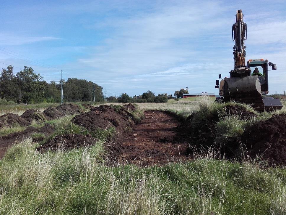 Schakt- och anläggningsbeskrivningar gjordes på