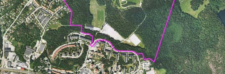 Utvecklingen går mot att gränserna mellan den bebyggda och den obebyggda delen av kommunen blir allt