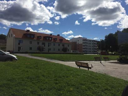 panncentral samt lastbryggor.